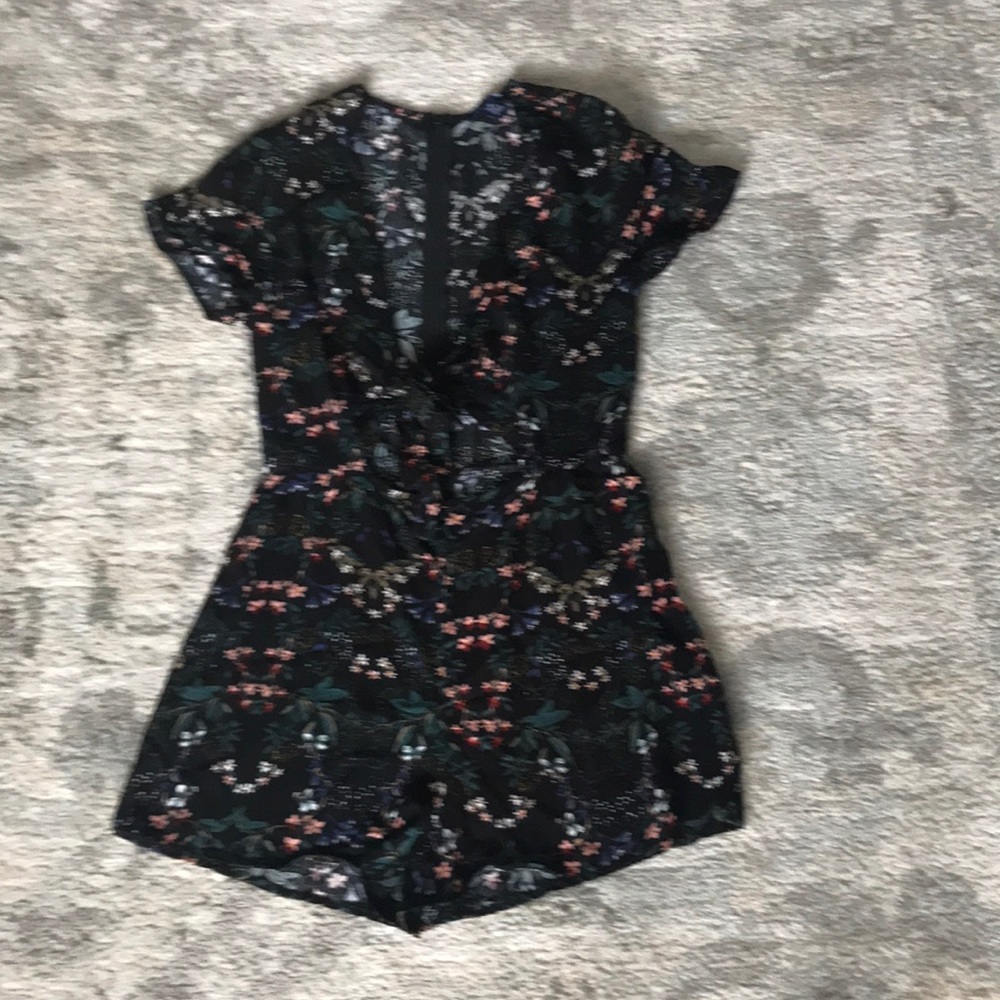Flowered Romper